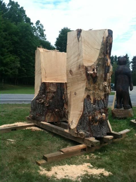 From rough timber, August 2012